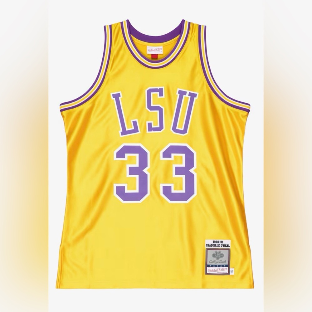 Shaquille O’Neal LSU Basketball Jersey